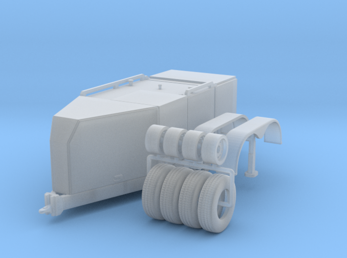 500 Fuel Trailer With Utility Box 3d printed