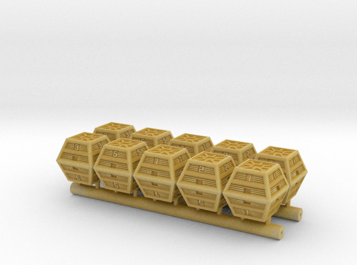SPACE 2999 1/87 SIXTEEN 12 BOXES BIG SET OF 10 3d printed 