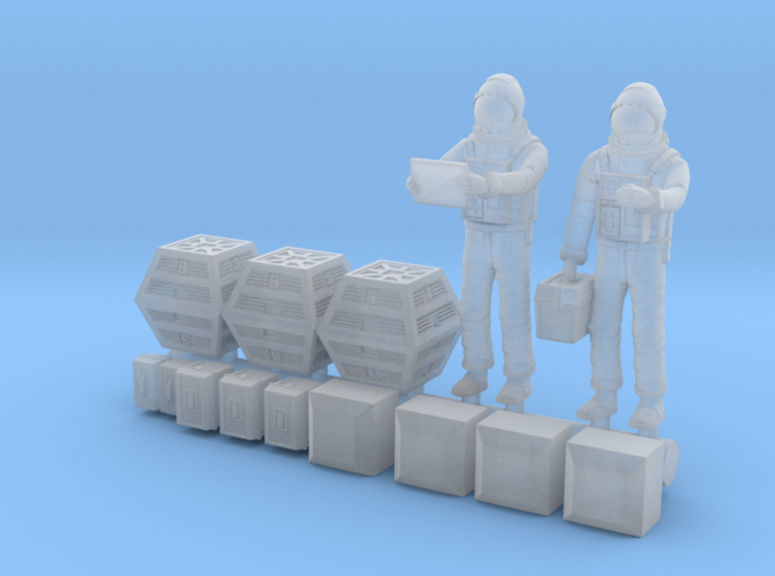 SPACE 2999 1/93 ASTRONAUT TWO SET TABLET 3d printed