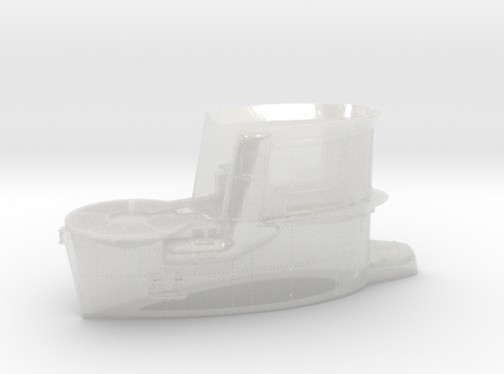 1/60 DKM Uboot VIIB Conning Tower 3d printed