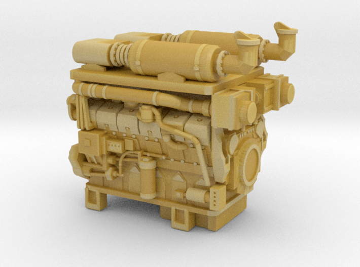 1/87th Hydraulic Fracturing TIER IV Engine 3d printed