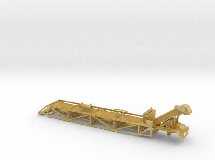 1/87th Hydraulic Fracturing Sand cradle trailer 3d printed 