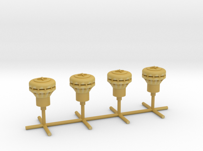 1/100 Italy Roma Mushroom Diam 4mm SET x4 3d printed