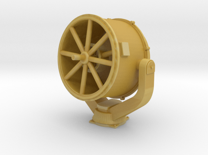 1/100 Italian Roma Searchlight 150 cm 3d printed