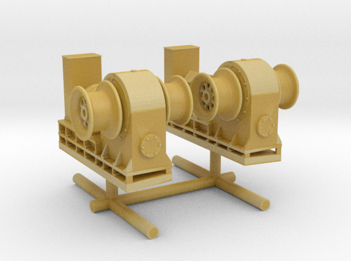 1/164 USN Boat Winches 3d printed
