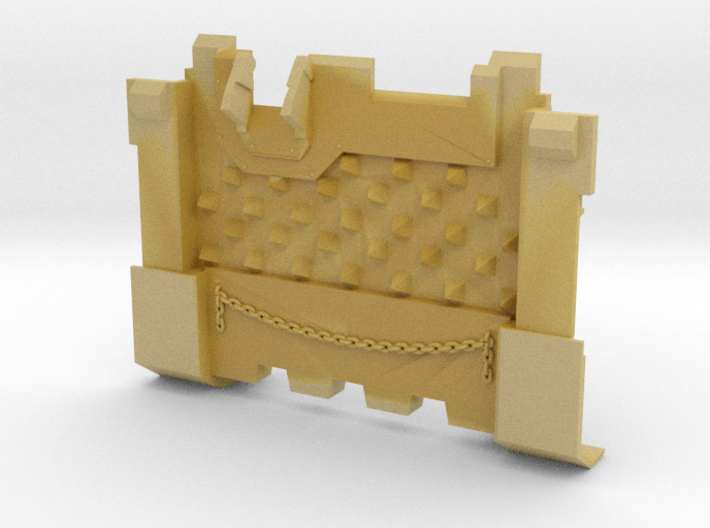 Spikes & Chain : Impulsor Front Plate 3d printed 