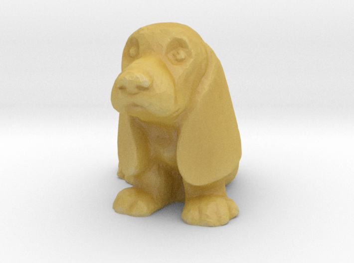 1-32nd Scale Basset Hound 3d printed