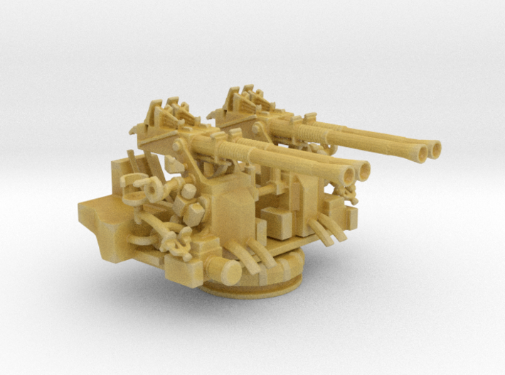 1/200 40mm Quad Bofors Mount 3d printed
