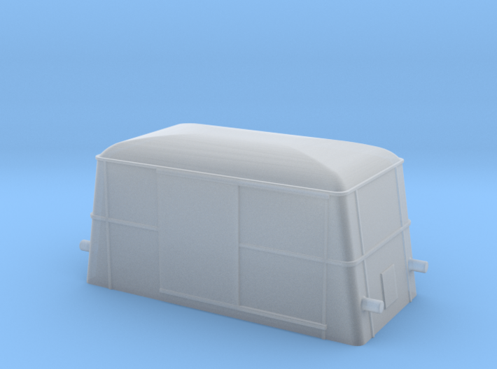 Swedish wagon for railcar UF2 N-scale 3d printed