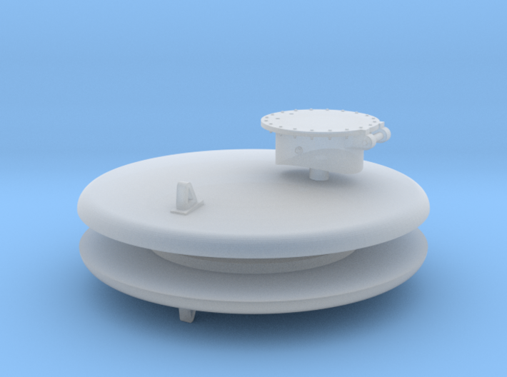 Sn3 USG Trinity Water Car Tank Ends &amp; Hatch 3d printed