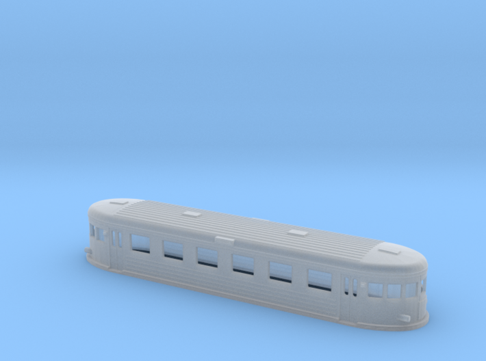 Swedish wagon for railcar UCo6 N-scale 3d printed