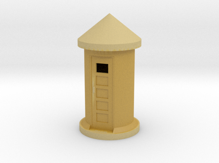 Concrete Phone Booth - Oscale 3d printed 