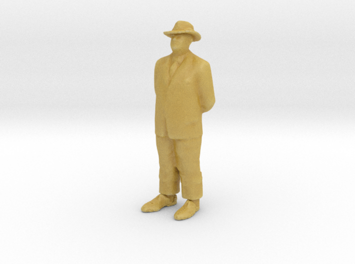 O Scale Old Man Sunday Best 3d printed