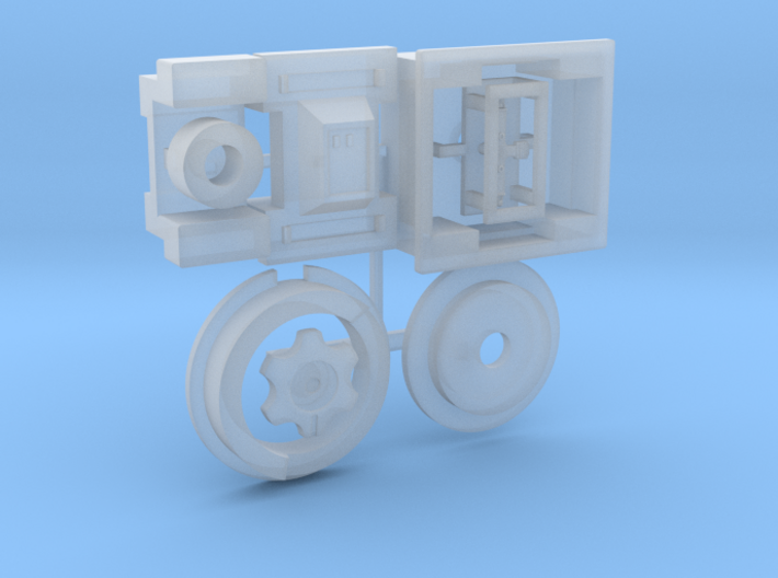 Moebius EVA Pod: Red Box, Door Handle, Handwheel 3d printed