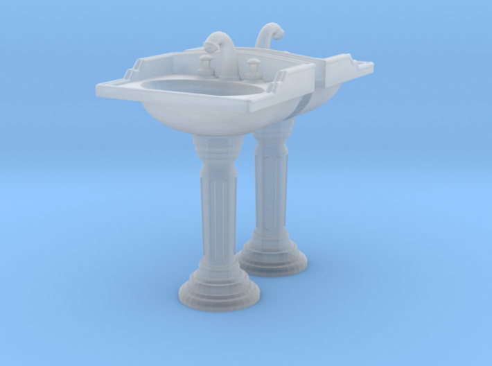 Toilet Sink Ver02. 1:48 Scale 3d printed