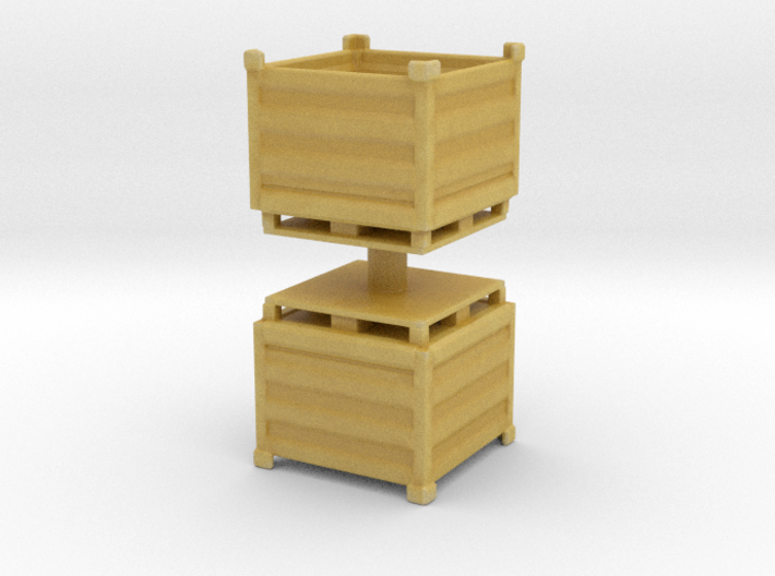 Palletbox Container (x2) 1/76 3d printed