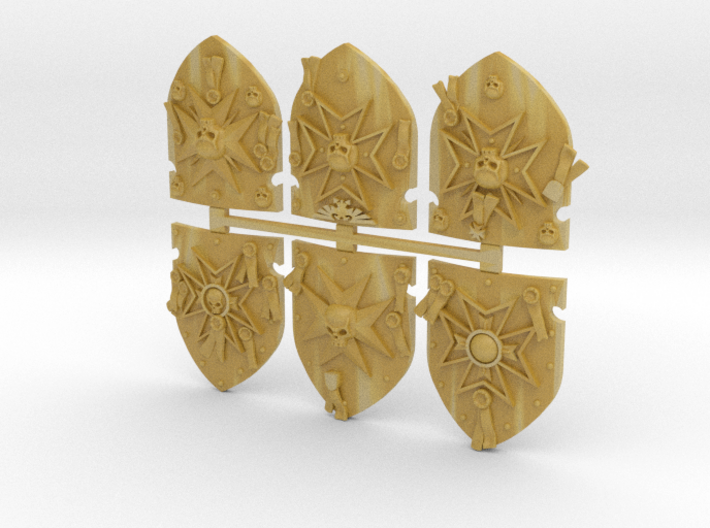 Templars Vanguard Storm Shields Set 4 3d printed 