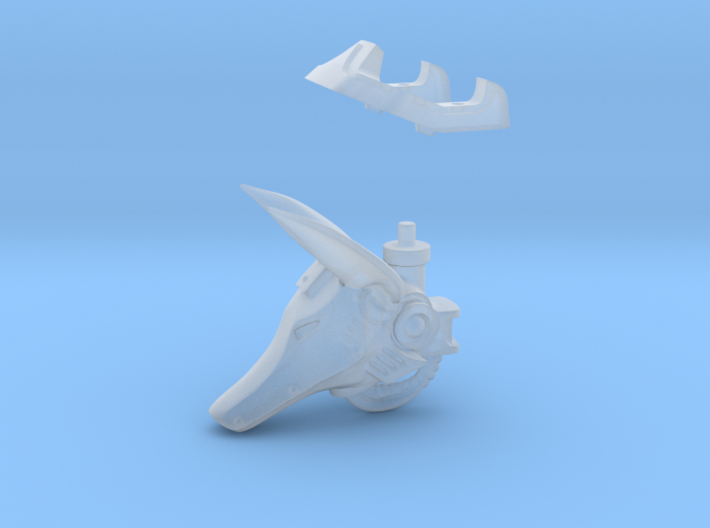 Mini Knight - Anubis Head &amp; Cowl 3d printed