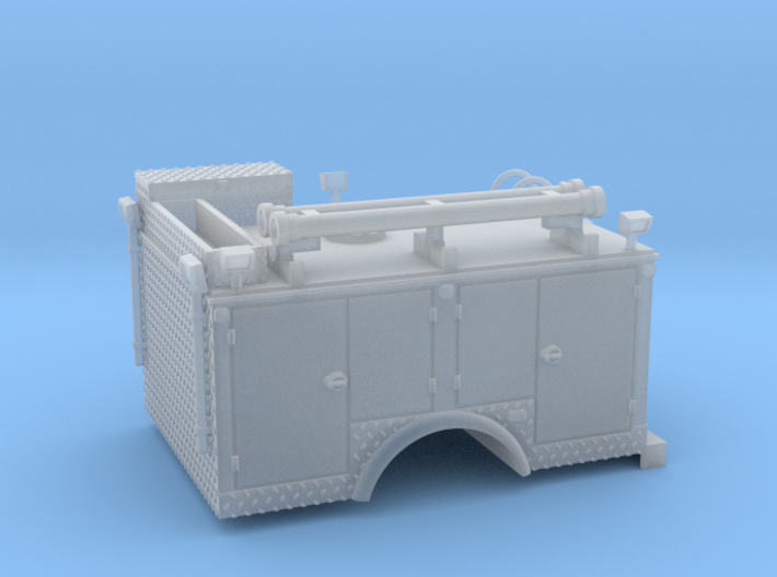 Pickup Truck Pumper Bed 1-64 Scale 3d printed