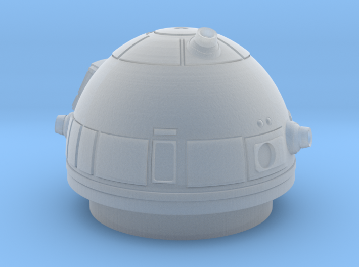 R2-D2 1/48 scale for AMT-ERTL Naboo Starfighter 3d printed