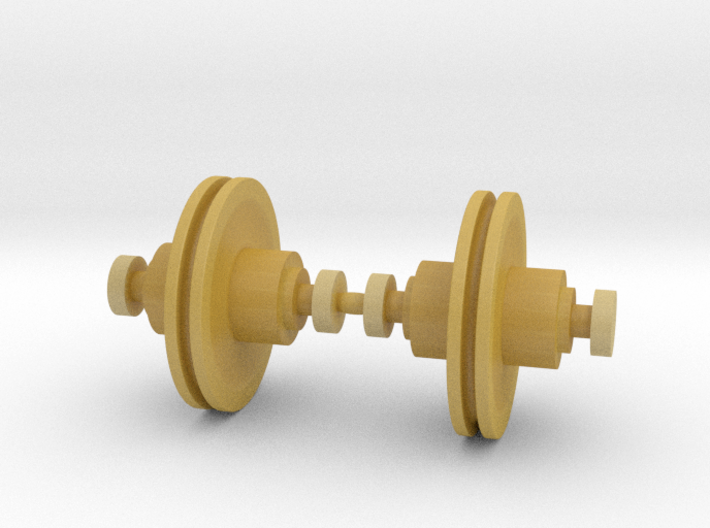 Liebherr HS843 pulley set 3d printed