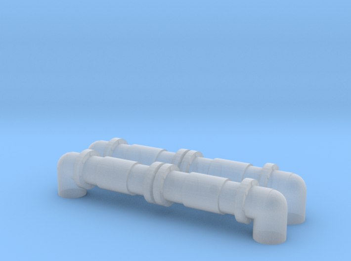 Industrial Pipeline (x2) 1/160 3d printed