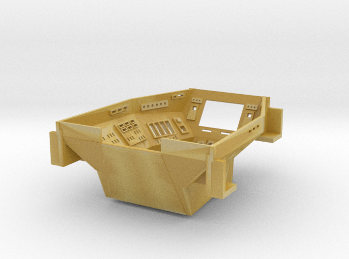 1/32 TOS Colonial Viper Cockpit Interior Replaceme 3d printed 
