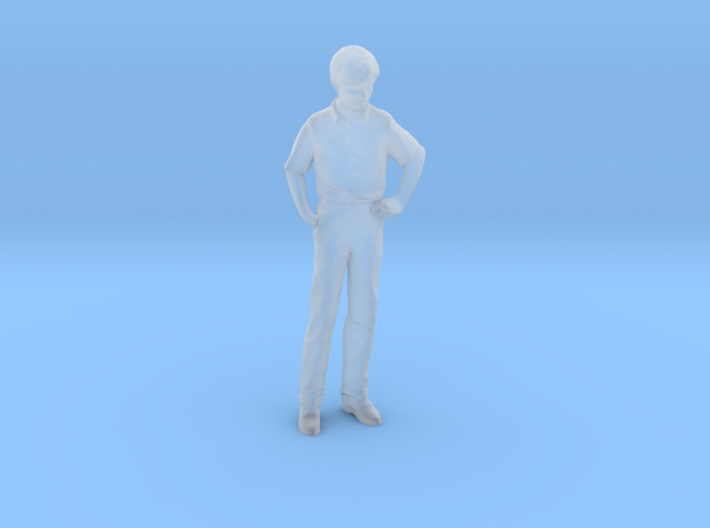 1/87 HO Scale Man Figure Spectator in Summer or in 3d printed