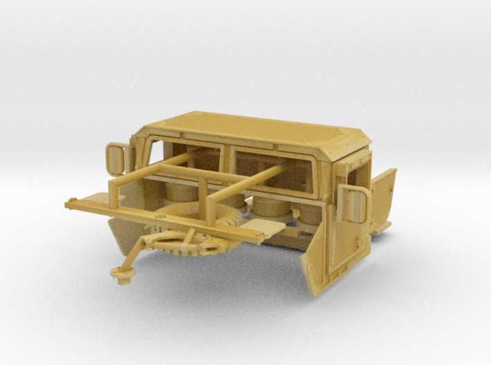 M1152 Humvee Armor With Spare Tire Bumper 3d printed 