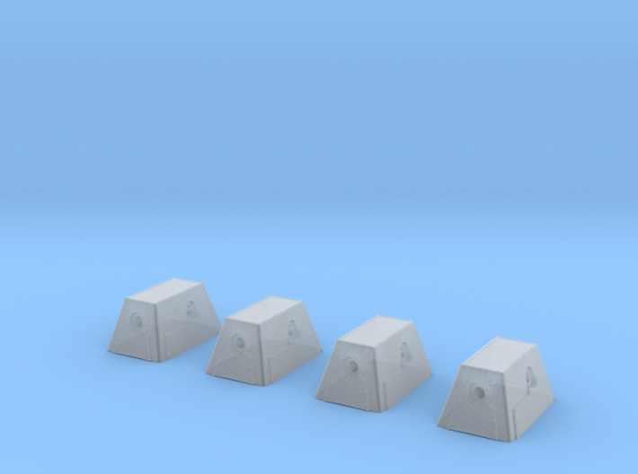 Apollo SM RCS Housings (Set of 4) 3d printed