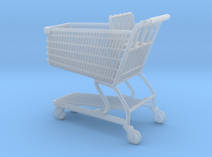Shopping cart in 1:35 scale. 3d printed