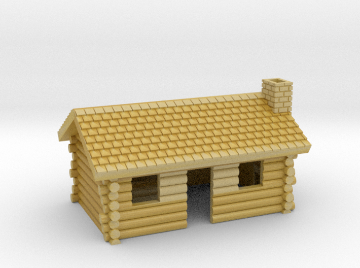 Log Cabin 1 - Zscale 3d printed