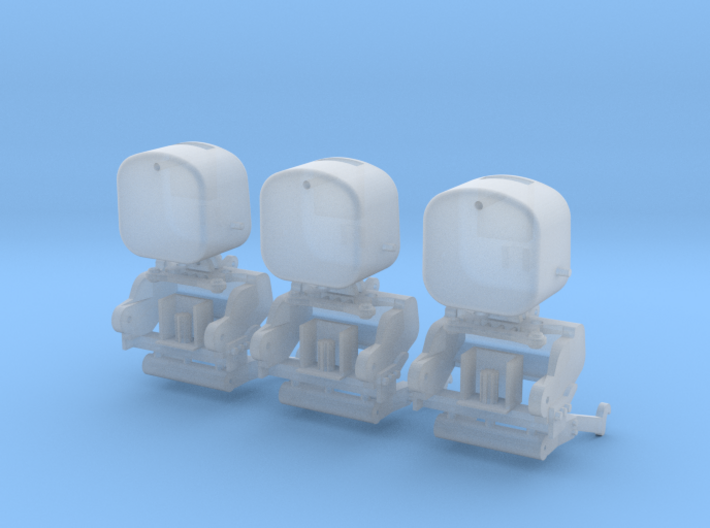 JD 8R FRONT LINKAGE 3 PACK 3d printed
