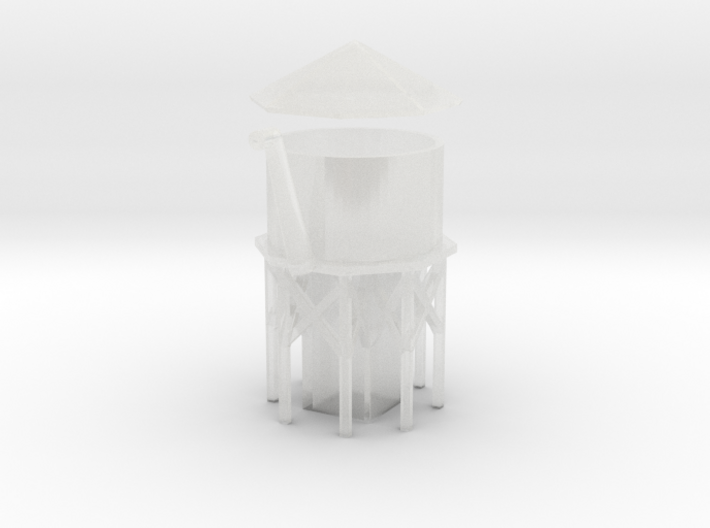 Water Tower - Z scale 3d printed