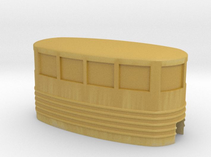 Small Passenger Trolley - Z Scale 3d printed 
