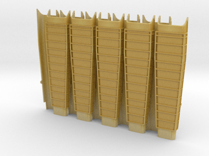 Coal Delivery Chute Wide - Set of 10 - Nscale 3d printed 