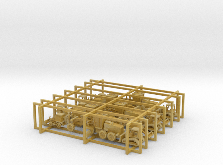 Caterpillar Equipment Set - 1:285 scale 3d printed 