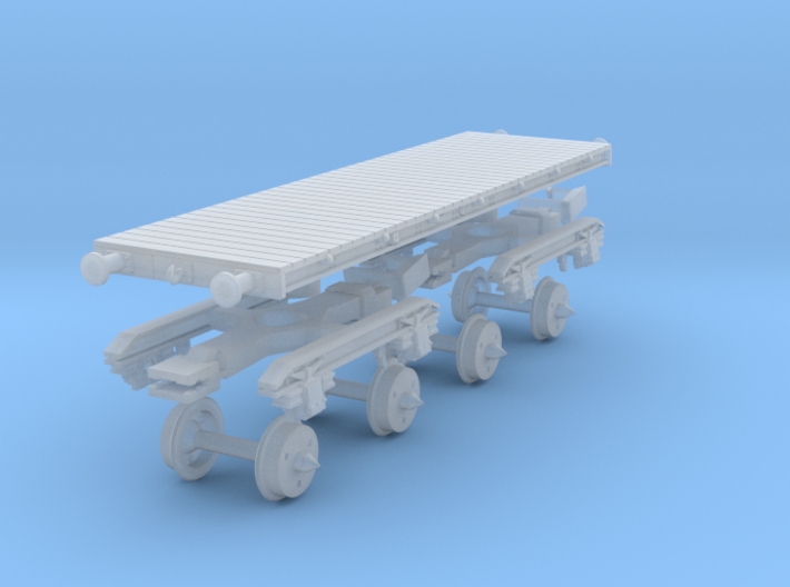 55t Armour Plate truck LMS detail 3d printed