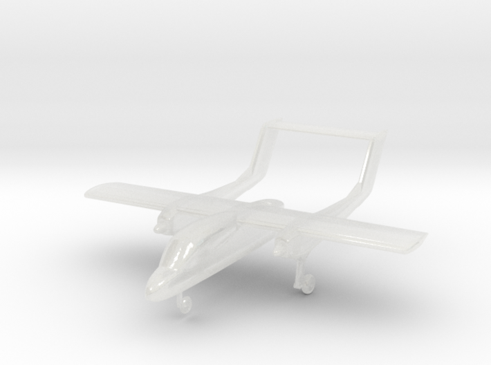 Rockwell OV-10 Bronco - 1:200scale 3d printed