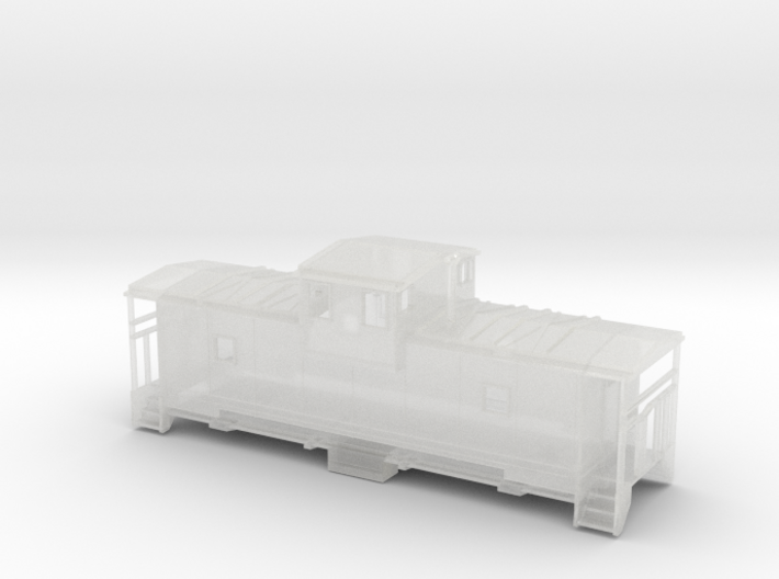 Frisco Caboose - Zscale 3d printed