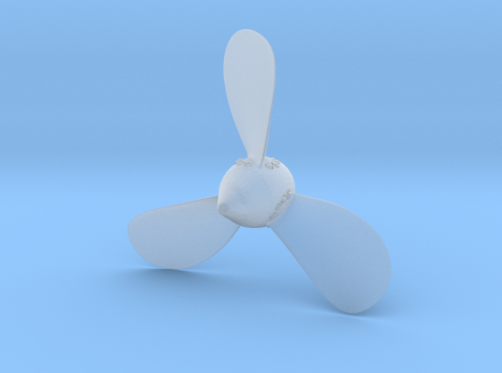 Titanic: Port 3 Bladed Propeller - Scale 1:150 3d printed