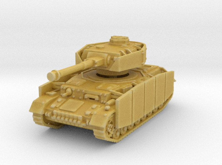 Panzer IV G (Schurzen) 1/120 3d printed