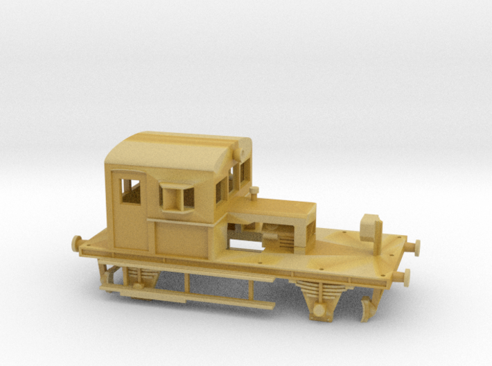 VR N Scale Rail Tractor 3d printed