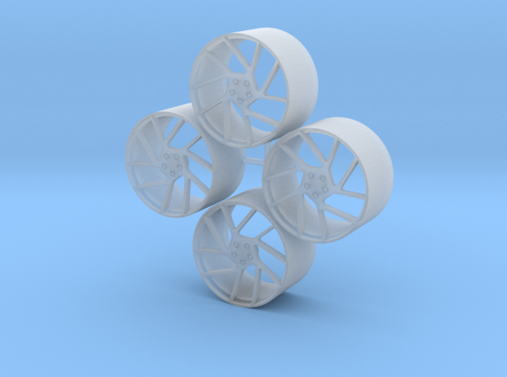 20'' Vossen NV2 wheels in 1/24 scale 3d printed