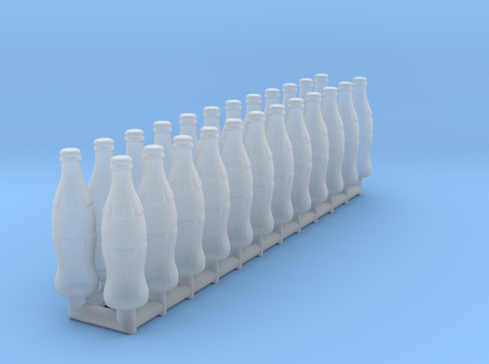 Soda bottles 01. 1:12 Scale 3d printed