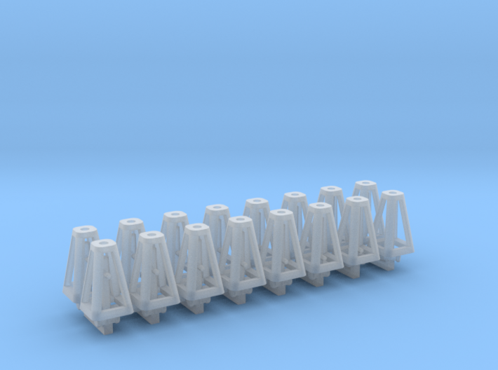 Jack Stands 16 pack 1-50 Scale 3d printed