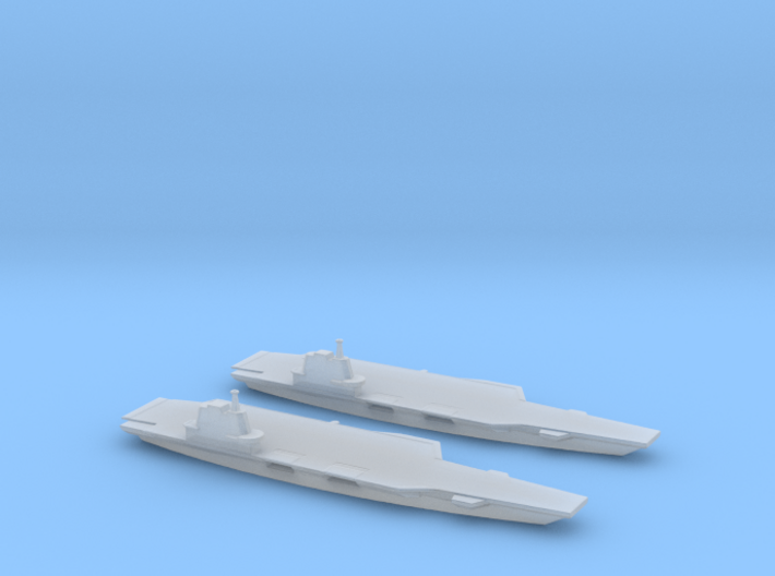 1/6000 Scale Chinese Aircraft Carrier Type 003 3d printed