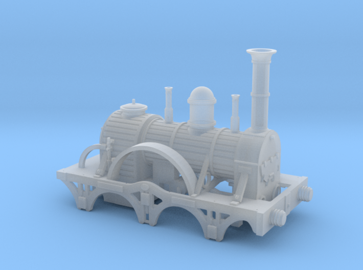 00 Scale North Star Broad Gauge Locomotive 3d printed