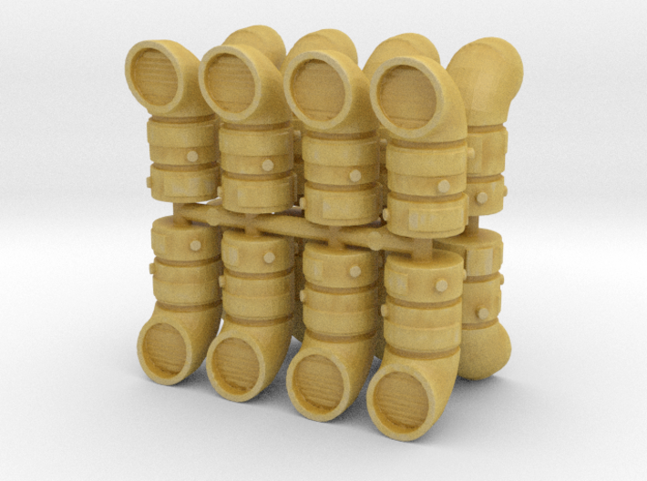 Pipeline Exhaust Vent (x16) 1/350 3d printed