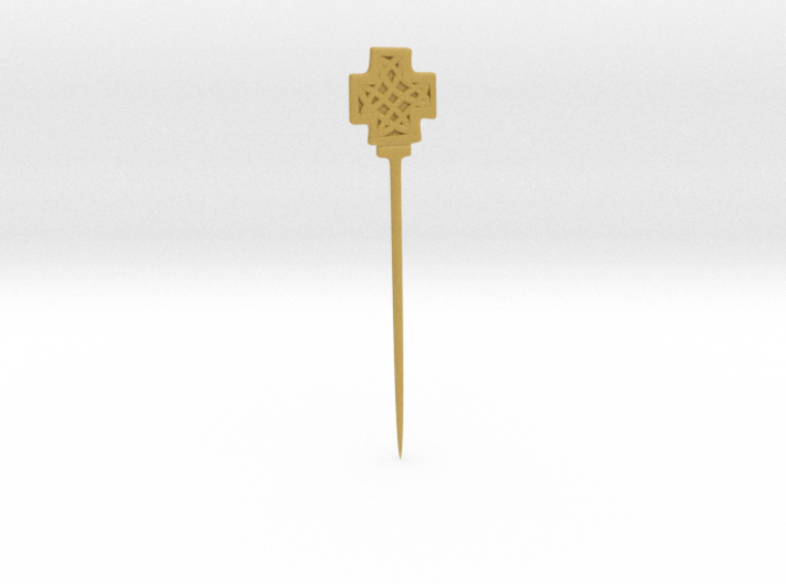 Cross-headed Pin from Middleton on the Wolds 3d printed 